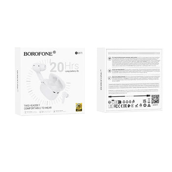 Audífonos Bluetooth In Ear Borofone Bw71 Blanco – imagen 3
