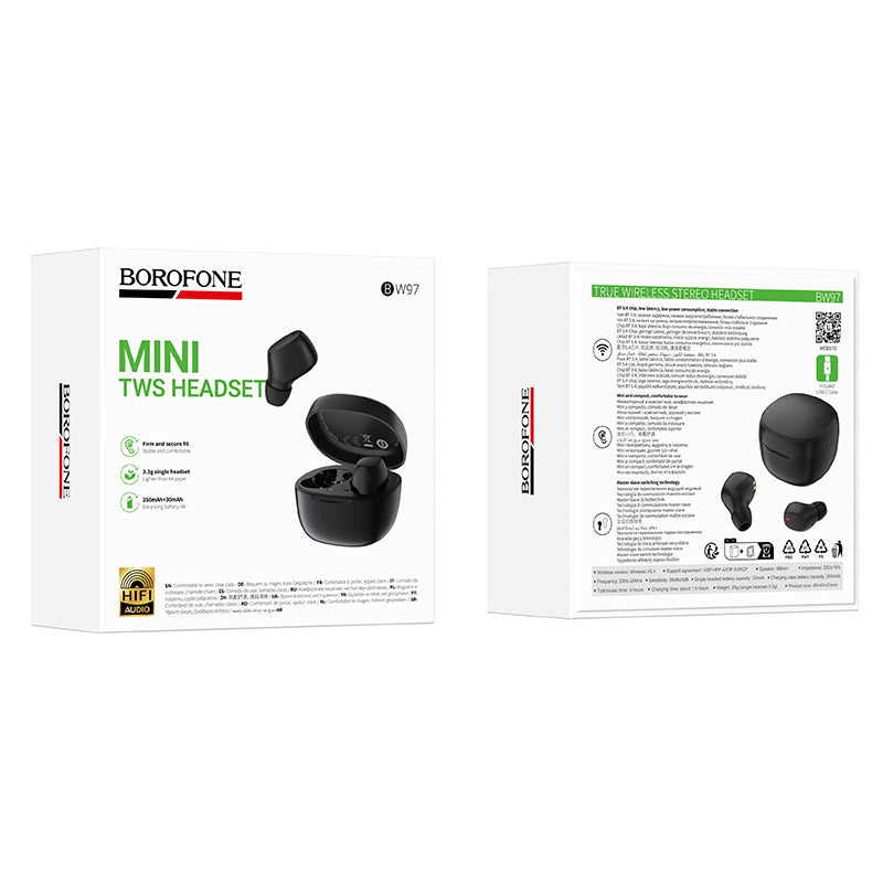 Audífonos In Ear Bluetooth Borofone Bw97 Negro – imagen 3