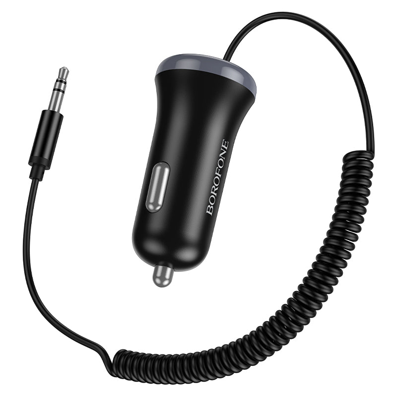 Cargador de Auto y Recibidor Audio Borofone Bc64 Negro – imagen 2