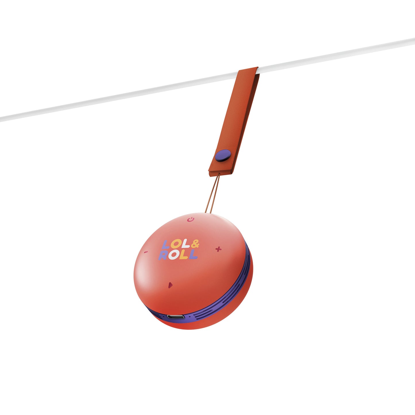 Parlante Bluetooth Portátil Energy Sistem Lol&Roll Pop Kids Naranjo – imagen 2