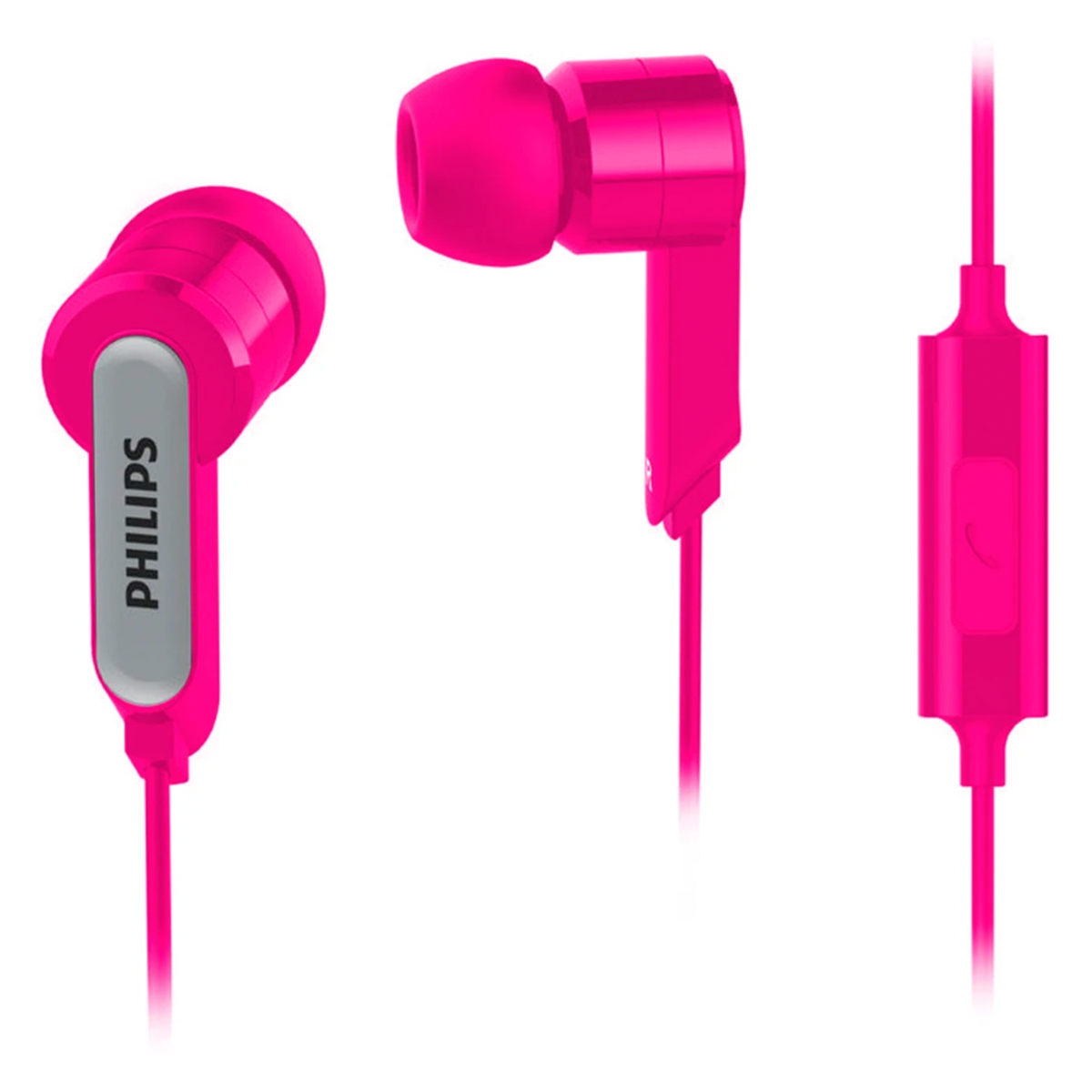 Audífonos In ear Philips 3.5mm She1405 Rosado
