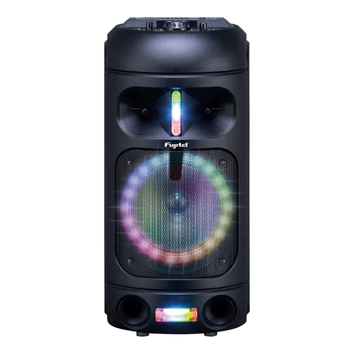 Parlante Bluetooth Karaoke Fujitel 8 Fm Usb sd Aux 15w Negro