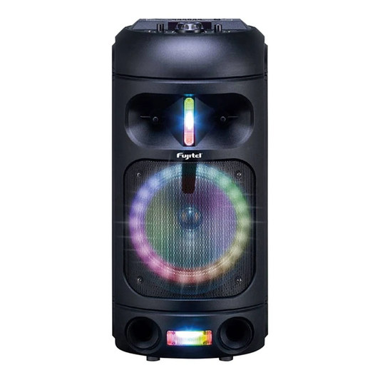 Parlante Bluetooth Karaoke Fujitel 8 Fm Usb sd Aux 15w Negro