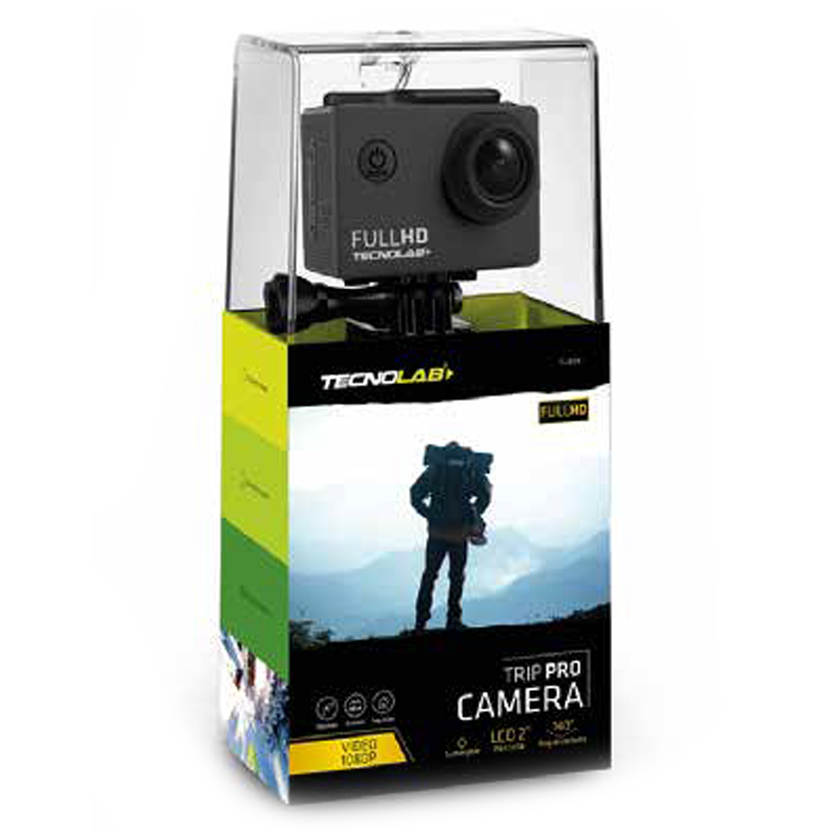 Camara Deportiva Full HD 1080p Tecnolab Negra