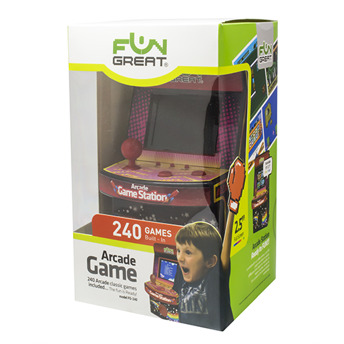 Consola Portatil Diseño Arcade Fungreat 240 Juegos