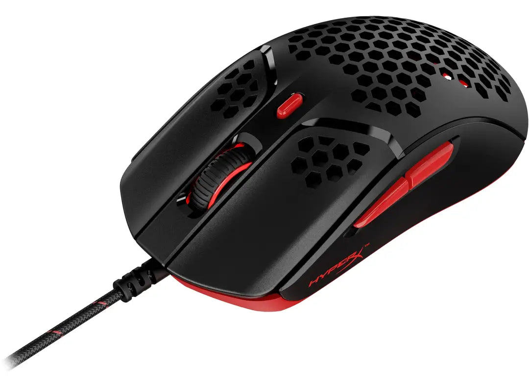 Mouse Gamer Hyperx Pulsefire Haste 16000 Dpi Negro Rojo – imagen 3