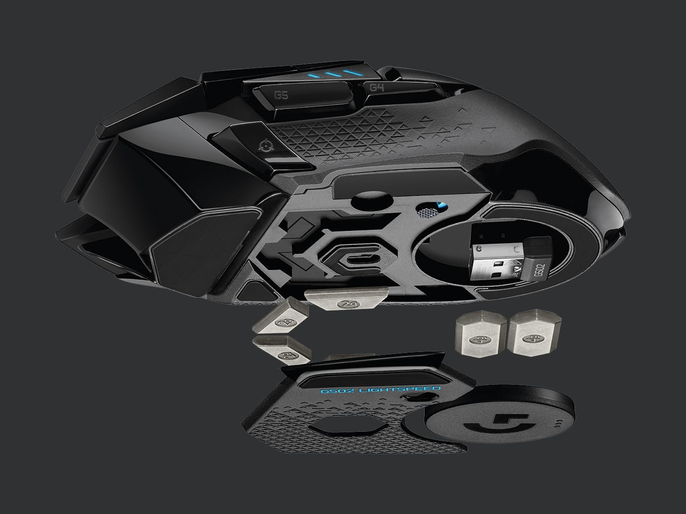 Mouse Gamer Logitech G502 Inalámbrico Lightspeed – imagen 2