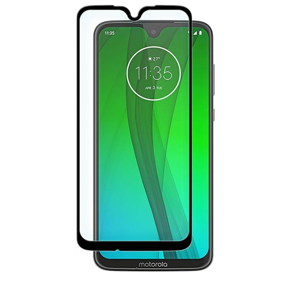 Motorola Moto G7 Plus Vidrio Templado Full Pegamento