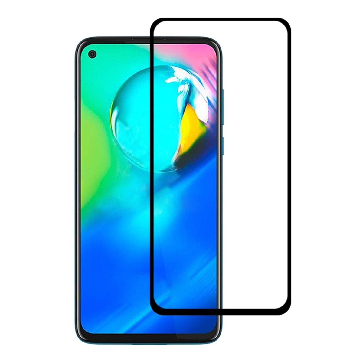 Motorola Moto G8 Power Vidrio Templado 3D Full Pegamento