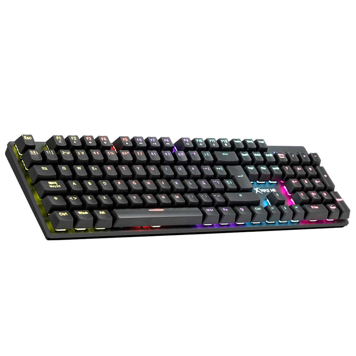 Teclado Gamer Mecanico Rgb Xtrike Me Gk-915 Negro