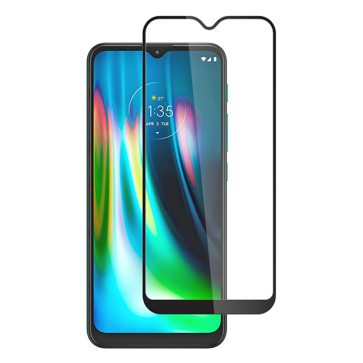 Motorola Moto G9 Vidrio Templado Full Pegamento