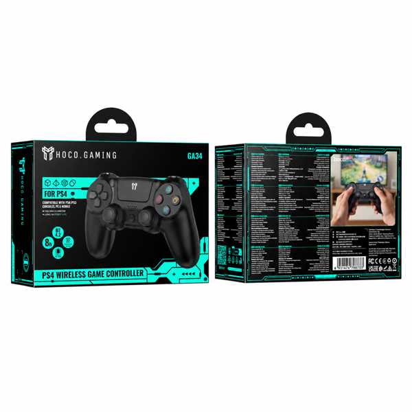 Control Inalámbrico Hoco GA34 Origin Para PlayStation 4 Negro