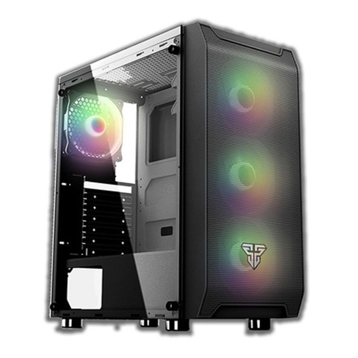 Gabinete Gamer Fantech Rgb Aero Cg80 Negro
