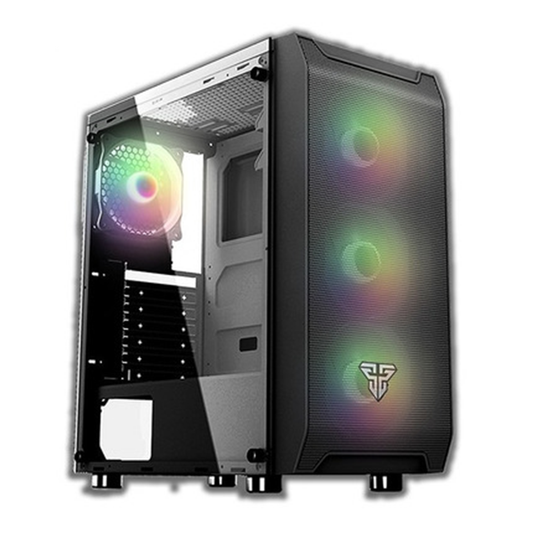 Gabinete Gamer Fantech Rgb Aero Cg80 Negro