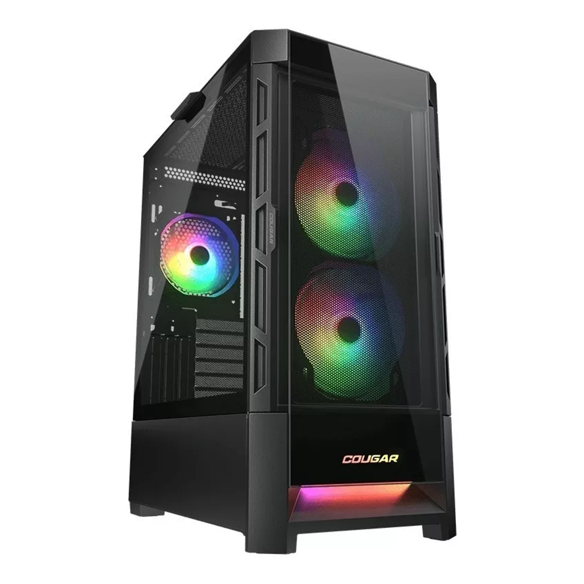 Gabinete Gamer Cougar Duoface RGB Mid Tower Negro