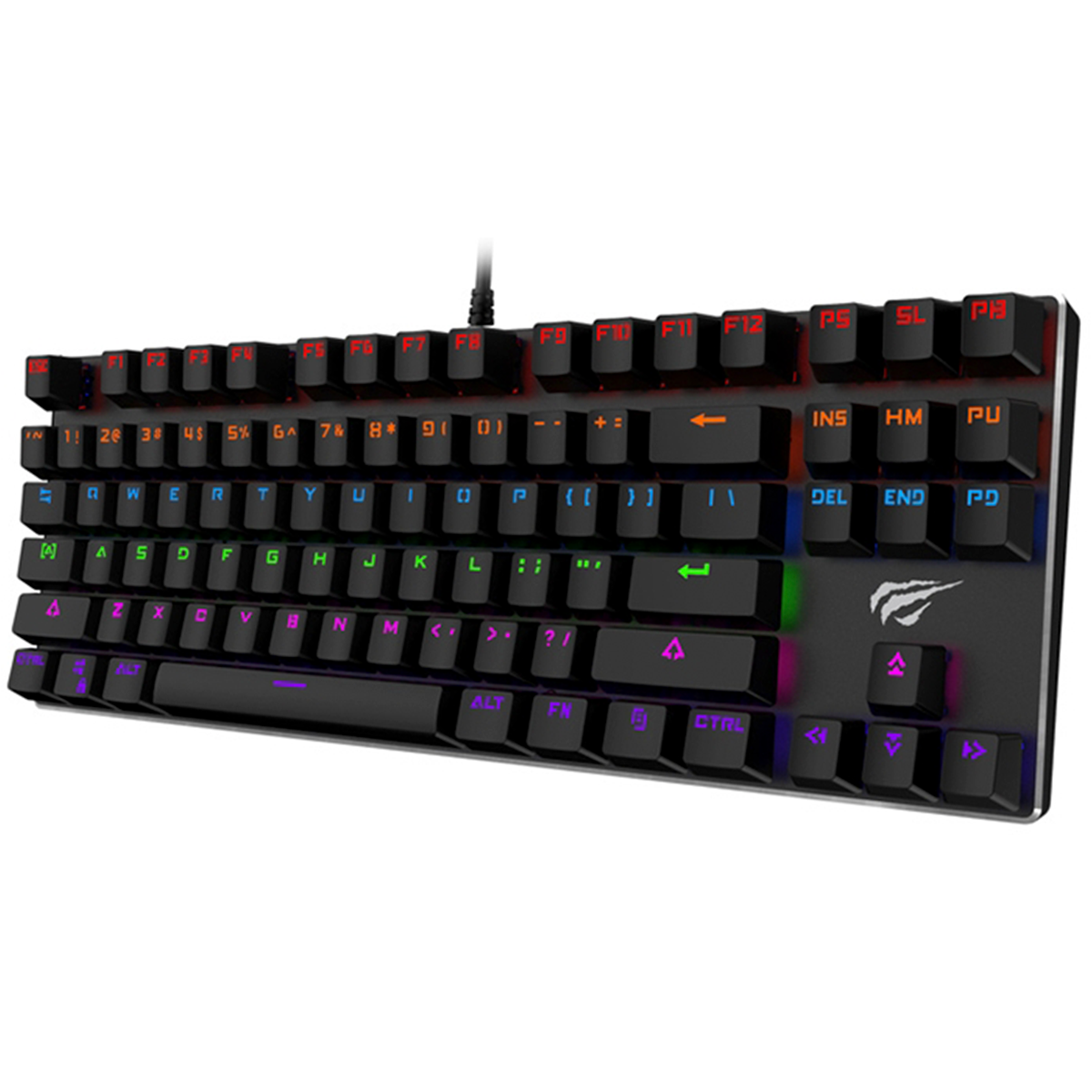 Teclado Gamer Mecanico Gamenote KB435L RGB Negro