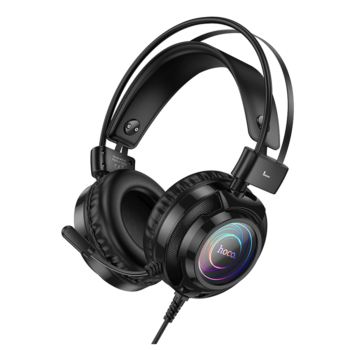 Audifonos Gamer Hoco W110 Usb + 3.5mm Negro