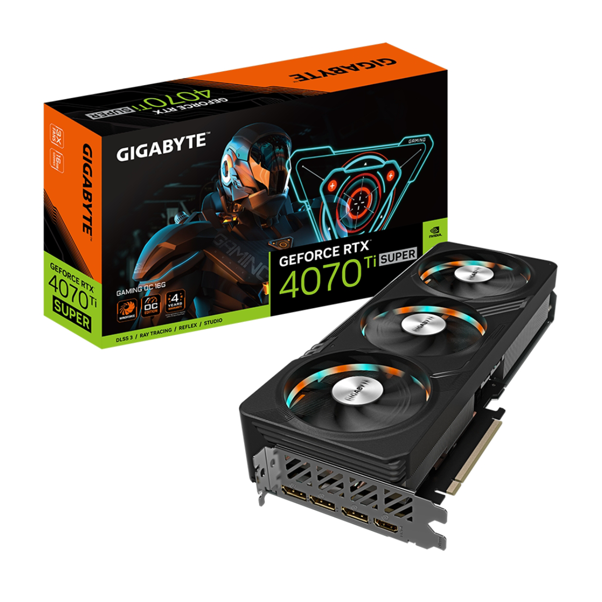 Tarjeta de Video Gigabyte Nvidia Geforce RTX4070Ti Super Tuf Gaming