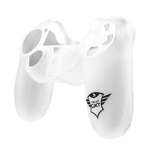 Protector Silicona Rubber Skin Joystick Ps4 Blanco Trust