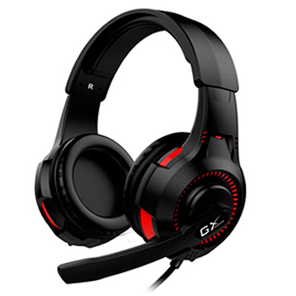 Audífonos Gamer Genius Vibración G600v Negro
