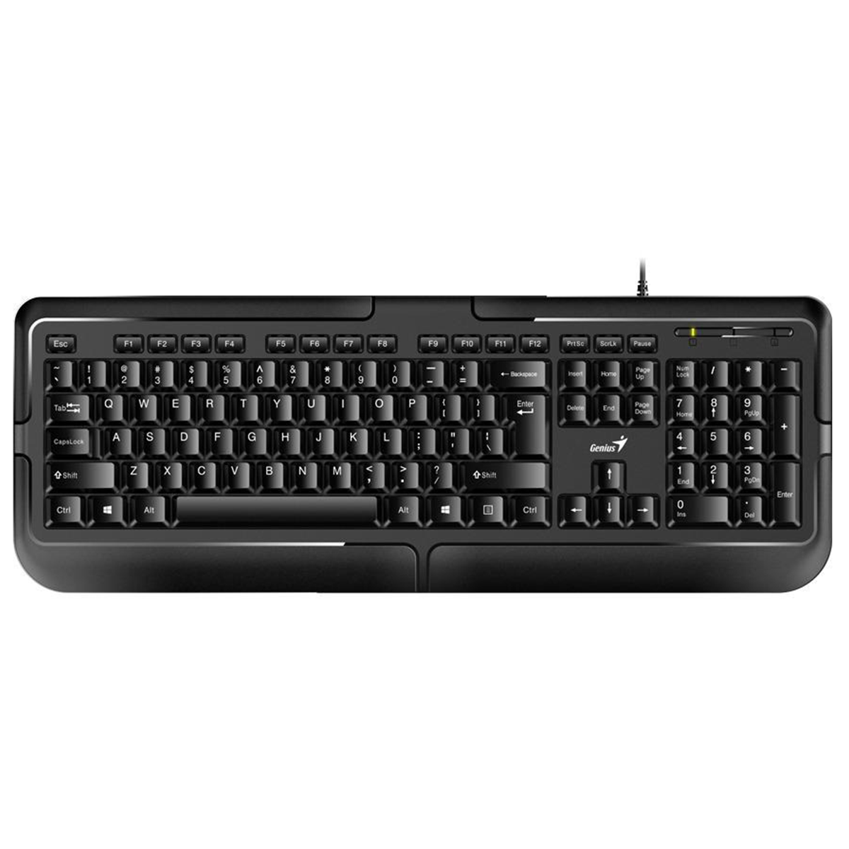 Teclado Genius Usb KB-118 Antiderrame Negro