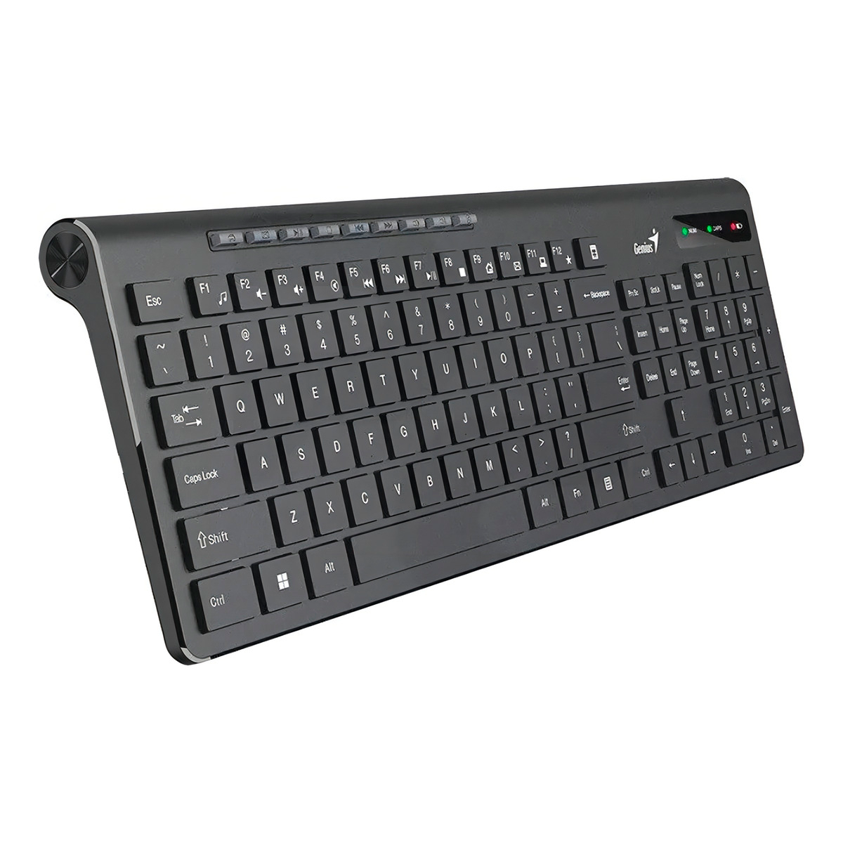 Teclado Inalámbrico Genius Slimstar 7230 Copilot Negro