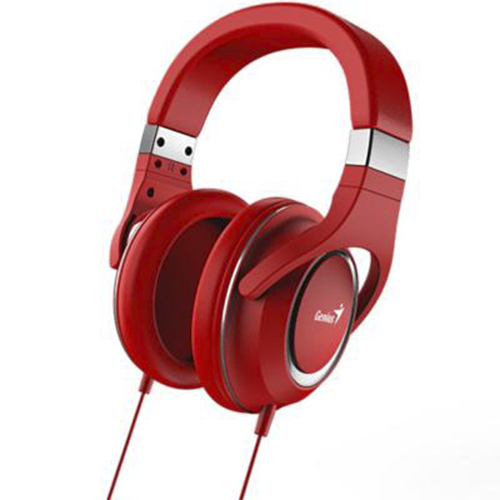 Audífonos Con Microfono Genius Hs-610 Rojo