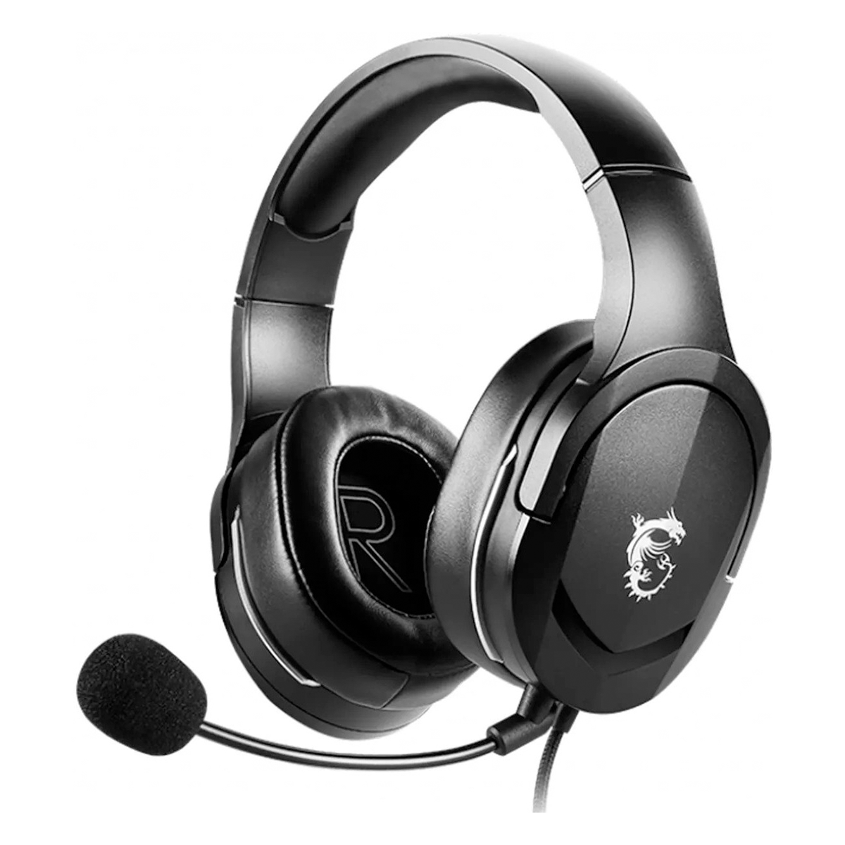 Audífonos Gamer Msi Immerse Gh20 Pc Ps4 Ps5 Xbox Negro