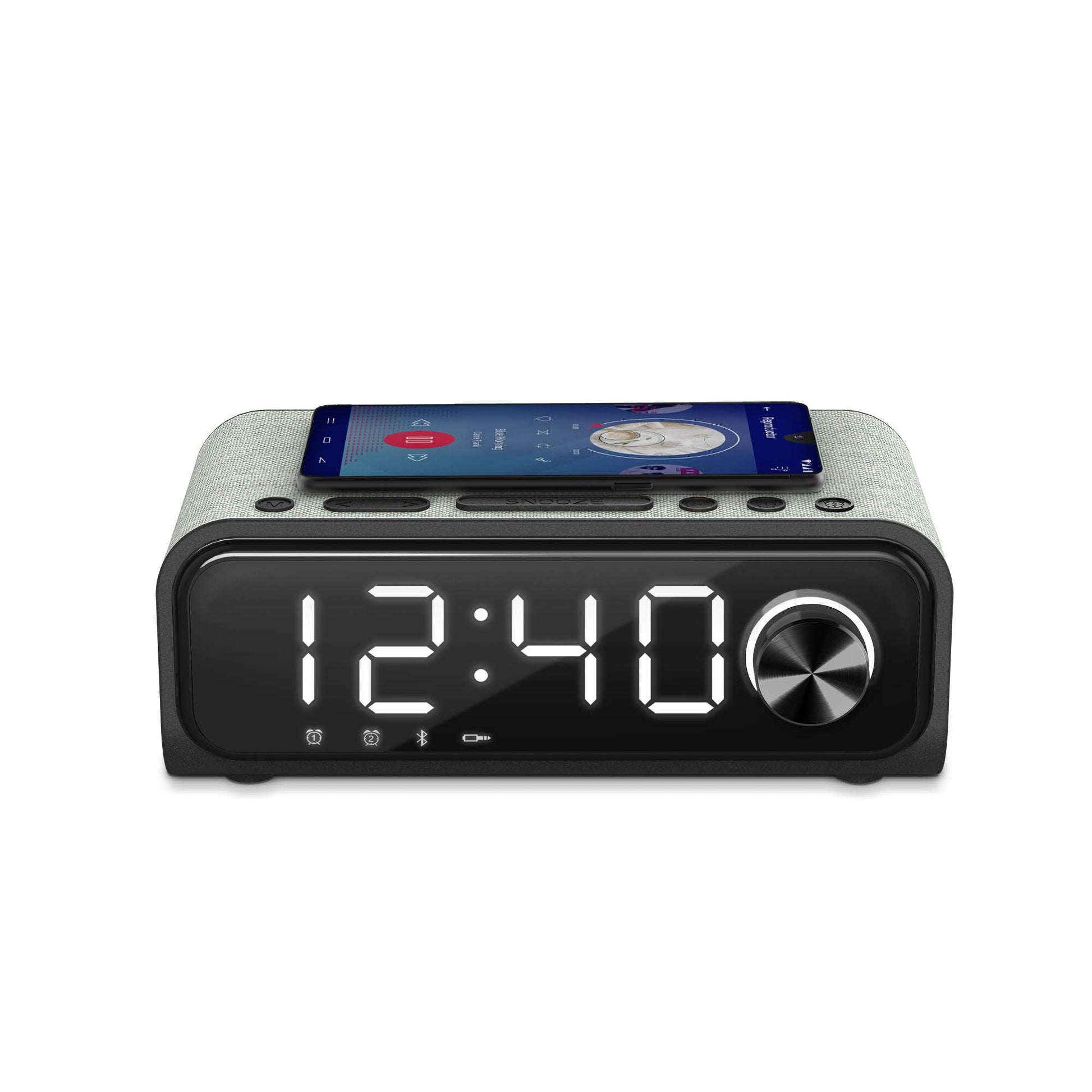 Radio Reloj Energy Sistem Clock Speaker 4 Carga Inalámbrica Fm – imagen 6