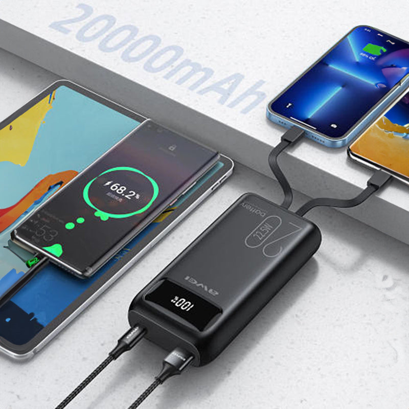 Powerbank Carga Rapida Awei P169K 20000 Mah 22.5w Negro – imagen 2