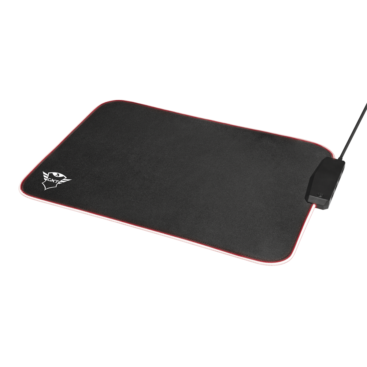 Mousepad Gamer Trust Gxt 765 Glide Flex Rgb L Hub Usb Negro
