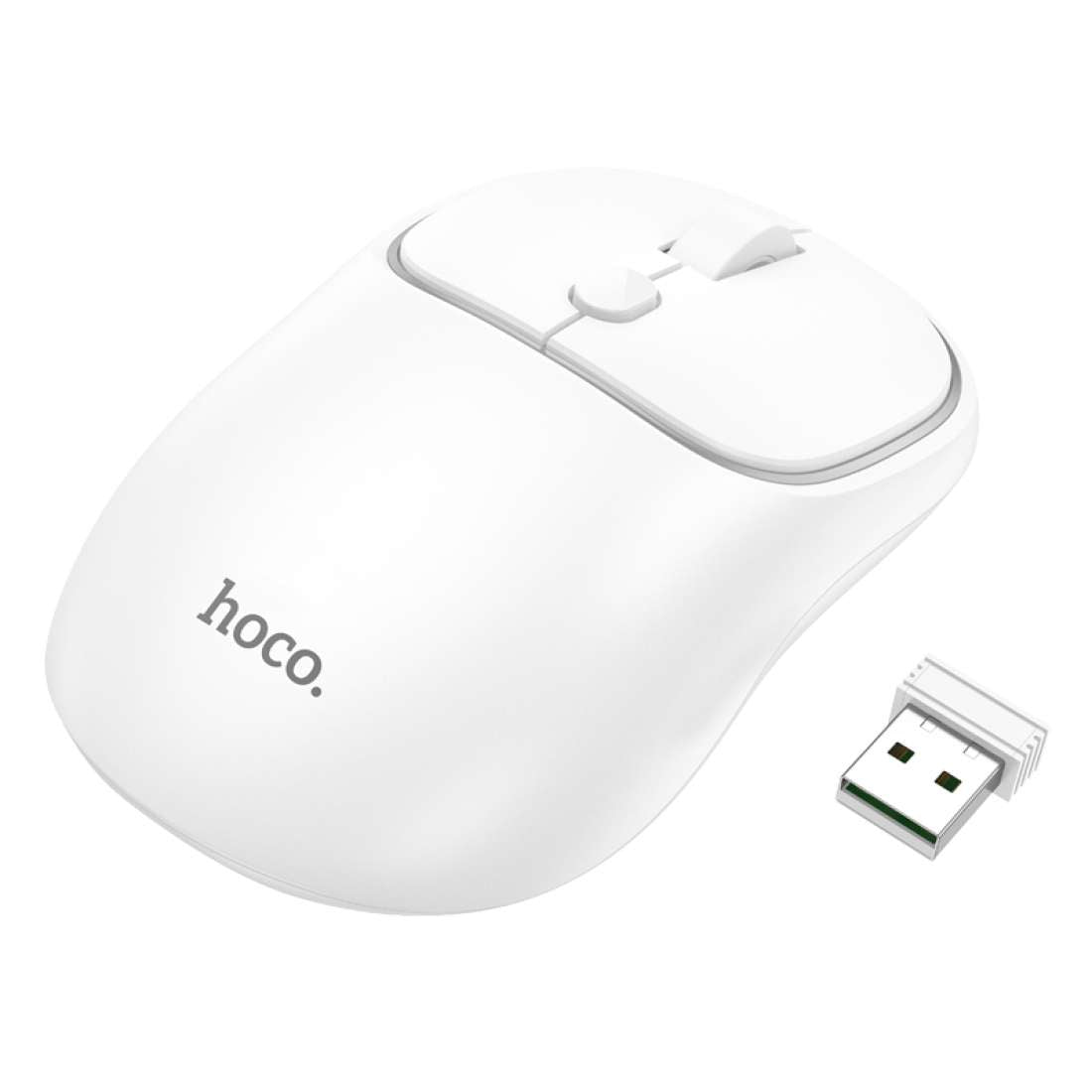 Mouse Hoco Dual Bluetooth Wireless Gm25 Blanco