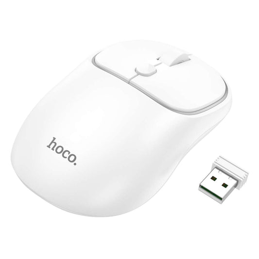 Mouse Hoco Dual Bluetooth Wireless Gm25 Blanco