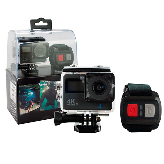 Camara Deportiva Go Camp 4K Wifi Negra