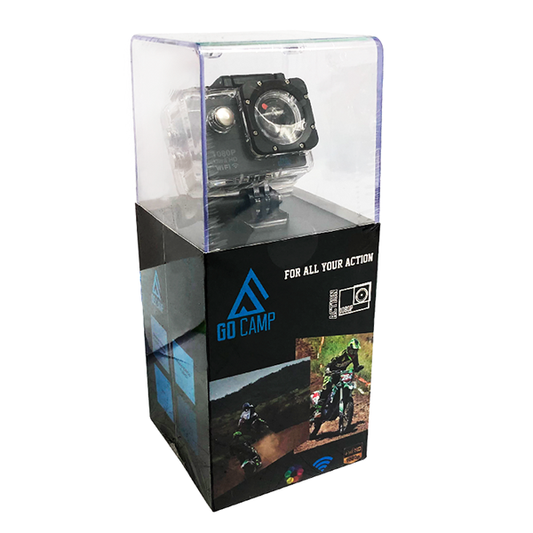 Camara Deportiva Go Camp 1080P Wifi Negra