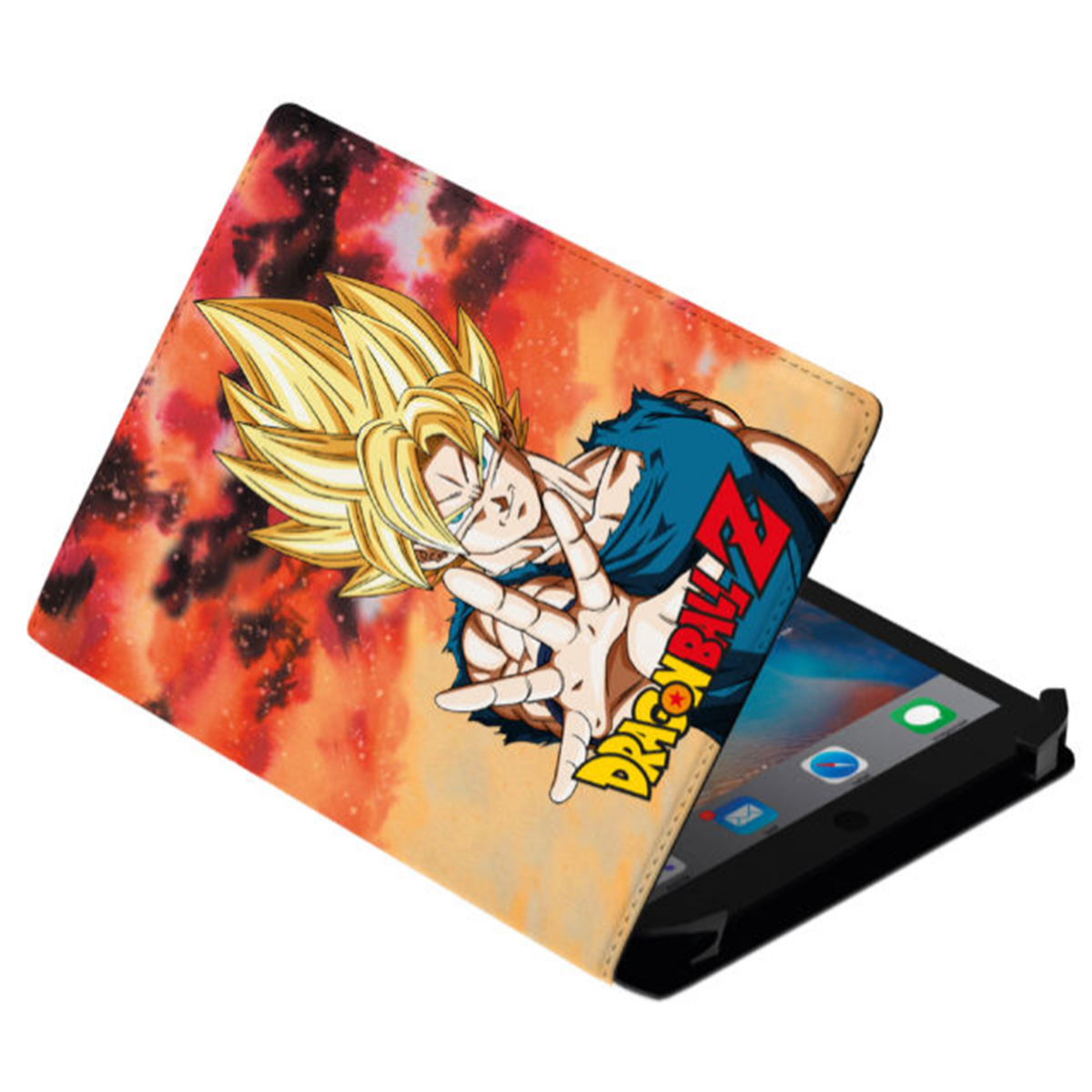 Carcasa Flip Cover Dragon Ball Para Tablet 10 / 11 Pulgadas Goku