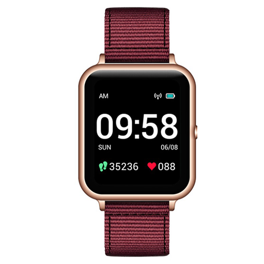 Reloj Smartwatch Lenovo S2 Dorado Rojo