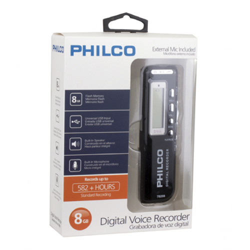 Grabadora de Voz Digital 8Gb Philco – imagen 2