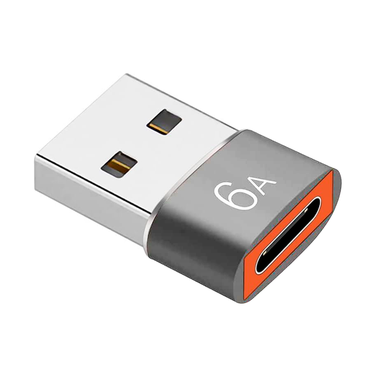Adaptador Tipo C a Usb 6a Motomo Gris