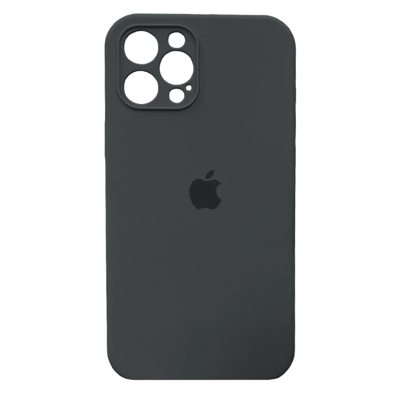 Carcasa Silicona Antideslizante Con Logo Iphone 12 Pro Max Colores – imagen 4