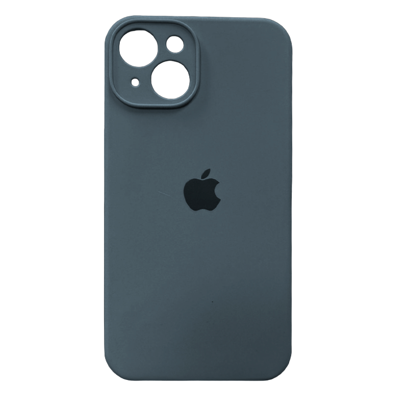 Carcasa Silicona Antideslizante Con Logo Iphone 14 Colores