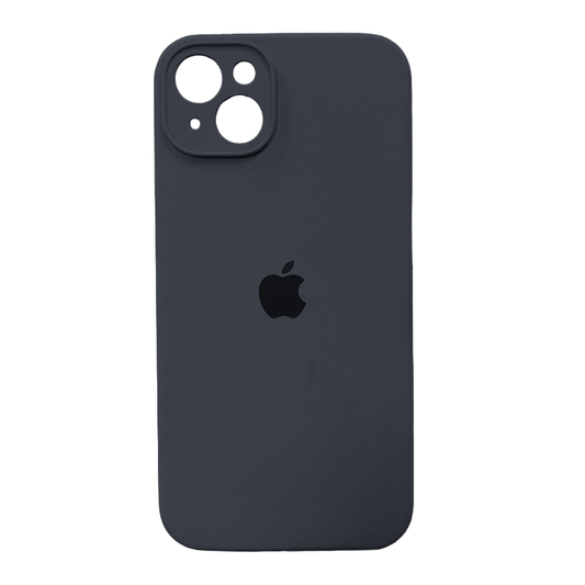 Carcasa Silicona Antideslizante Con Logo Iphone 14 Plus Colores