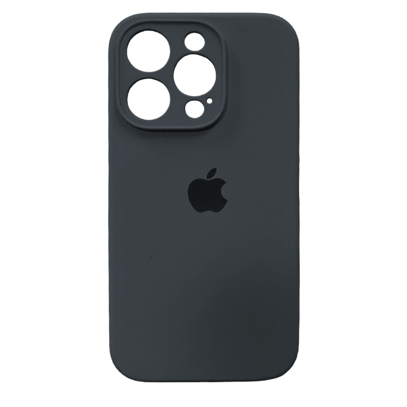 Carcasa Silicona Antideslizante Con Logo Iphone 14 Pro Colores