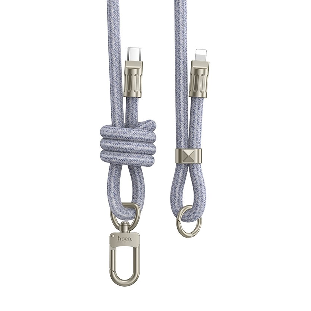 Cable Pulsera De Carga Tipo C a Lightning Hoco Gh7 Gris