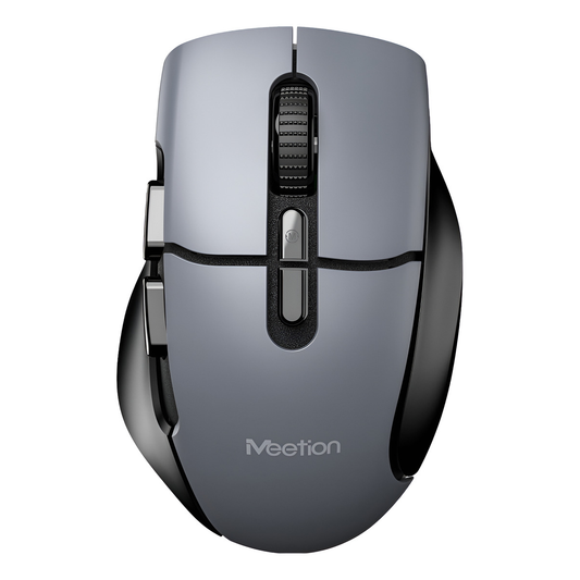 Mouse Inalambrico Dual Wireless Bluetooth Meetion Btm001 Color Negro