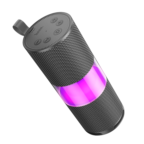Parlante Bluetooth Hoco Hc29 Fm Tf Aux Tws Gris