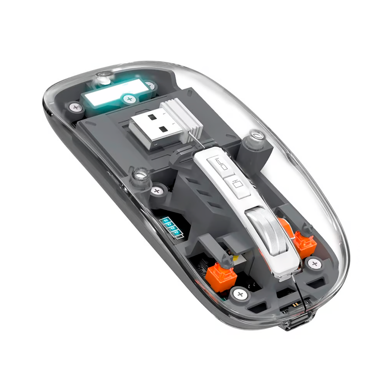 Mouse Inalambrico Motomo Mo-0225 1600 Dpi Gris – imagen 2