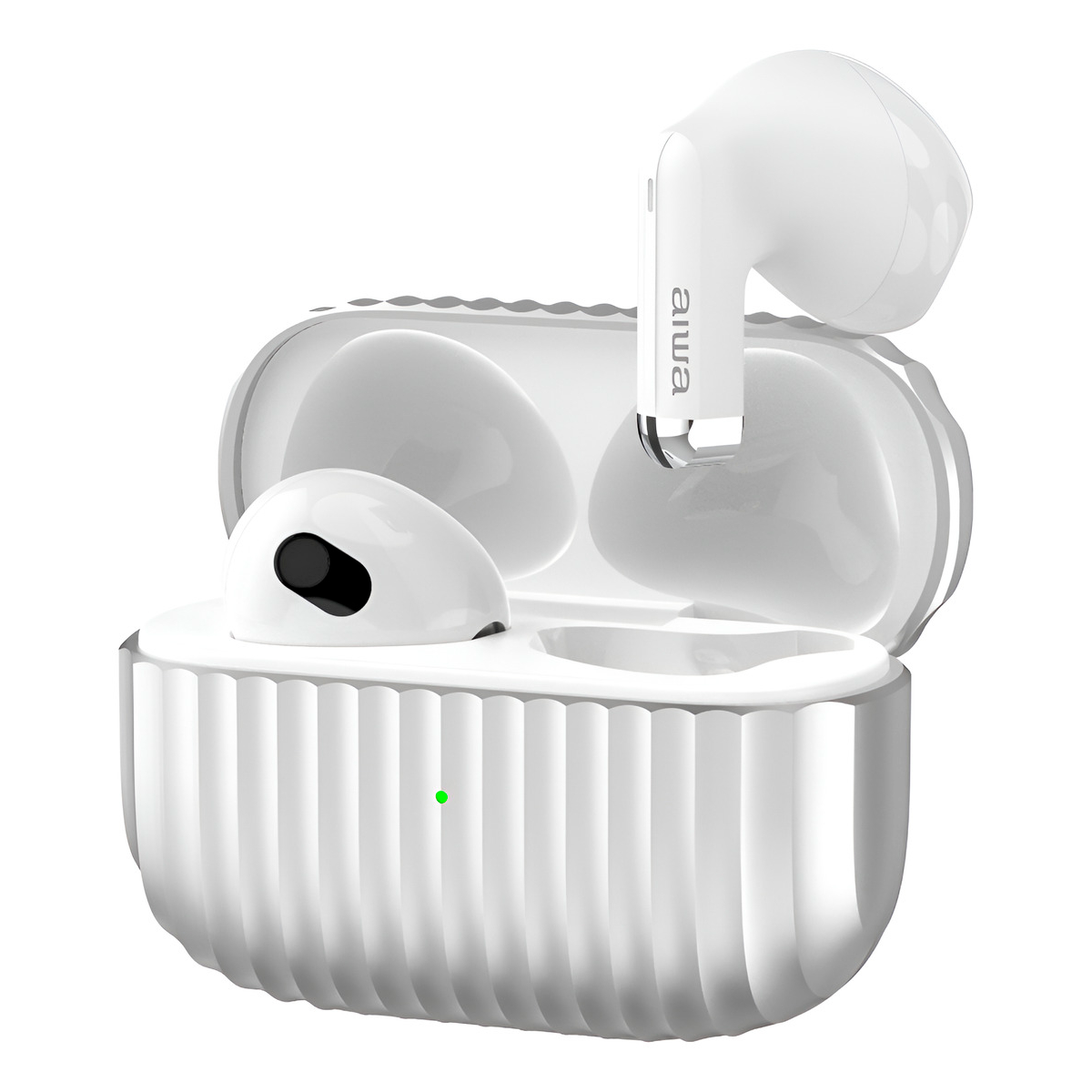 Audífonos Bluetooth Aiwa In Ear Tws Awtwsgm1d 4.5 Horas Blanco