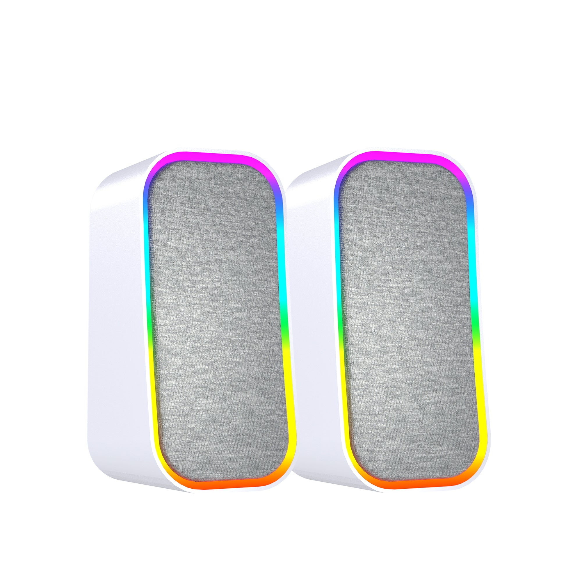 Parlante Wireless Bluetooth Fantech Groove Rgb Gs304 Blanco