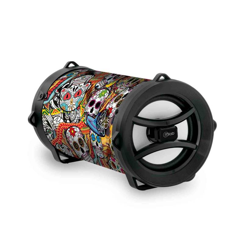 Parlante Bluetooth Microlab Zuka Speaker Skull Mod 8067 Multicolor – imagen 2